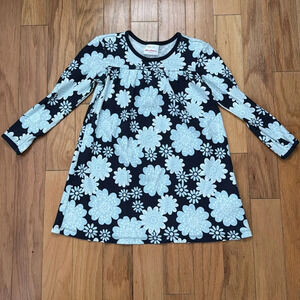 Hanna Andersson | floral navy blue cotton dress | size US 5
